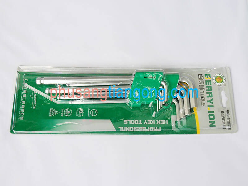 Bộ lục giác bi BRL xi mờ 1.5 - 10mm